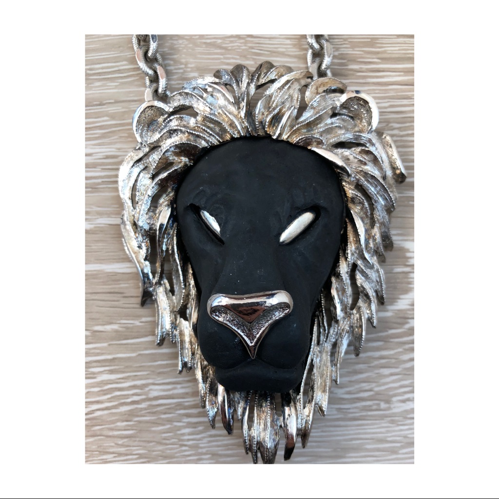 Luca Razza Vintage 70s Lion Necklace